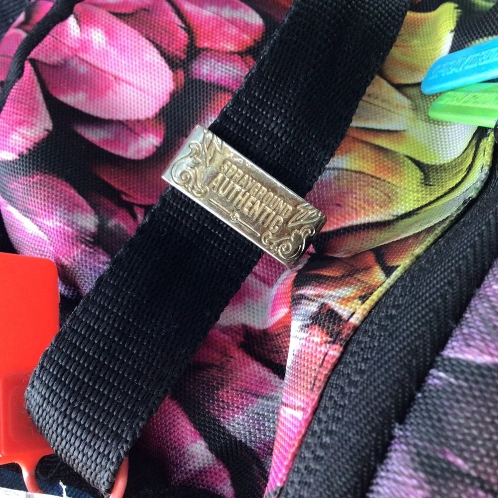 Sprayground Limited Edition Rainbow Feather Angel Wings Backpack - Multicolor